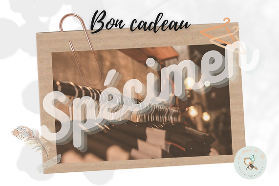 bon cadeau specimen pour un relooking personnalise avec le miroir de Flo